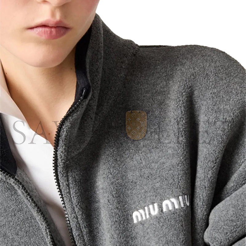 MIU MIU FLEECE SWEATSHIRT